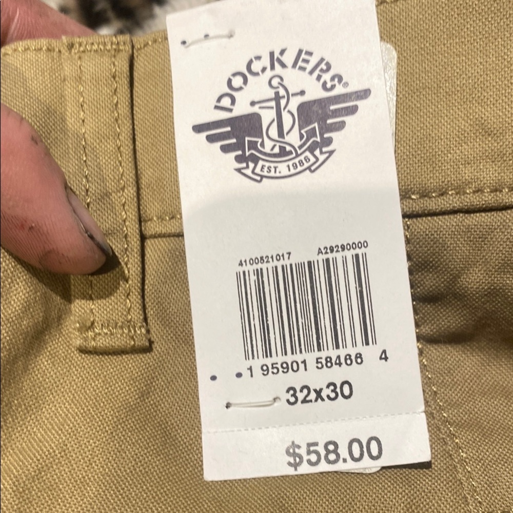 Dockers Men's Tan Chino Pants - Picture 3 of 4